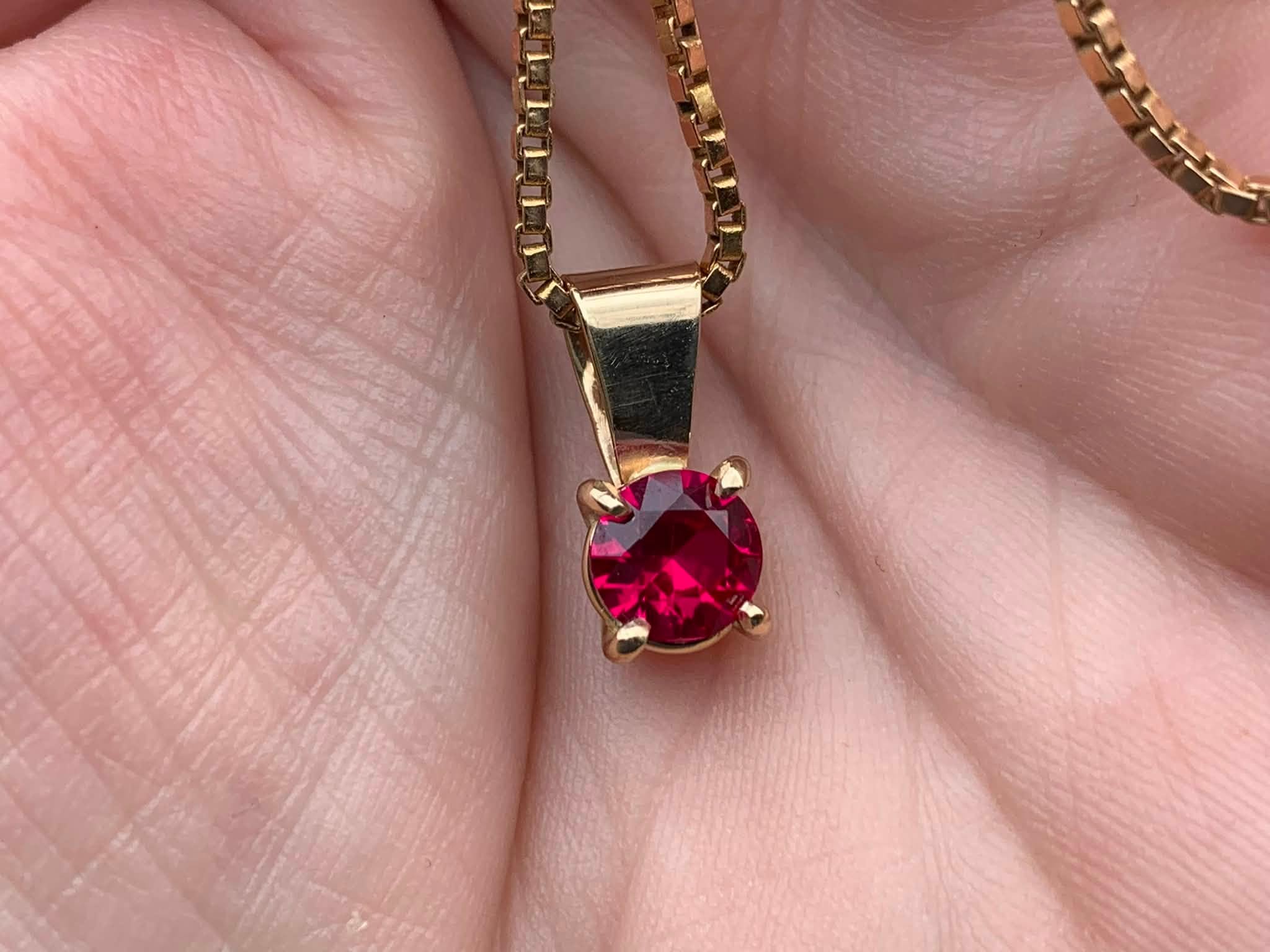 14k Gold and Ruby